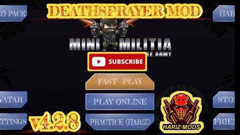 Mini Militia V4.2.8 Deathsprayer Mod.